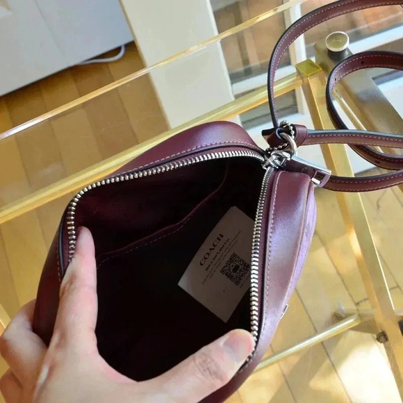 Coach CN758 Mini Jamie Camera Bag With Plaid Print - Picture 8 of 8